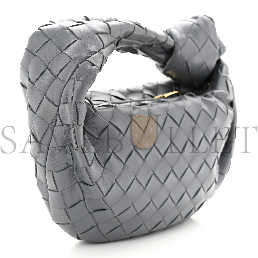 BOTTEGA VENETA NAPPA INTRECCIATO MINI JODIE THUNDER (25*14*8cm)